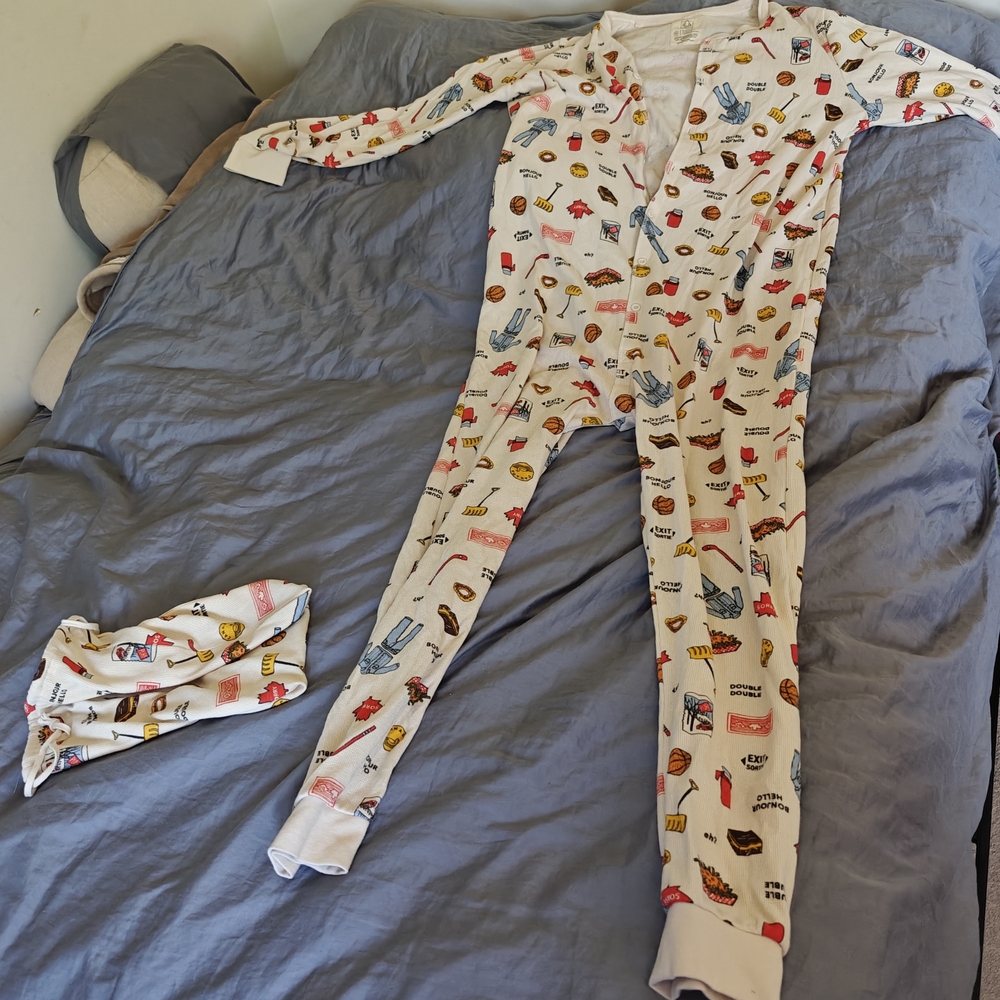 Adult Fun Print One Piece Pajama